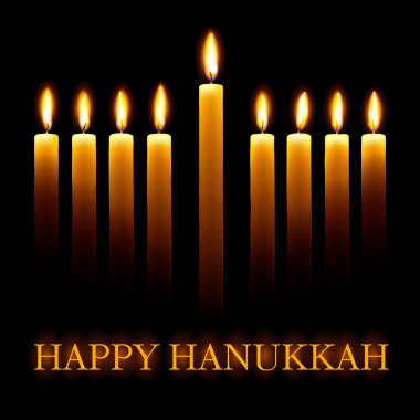 Happy Hanukkah. clipart