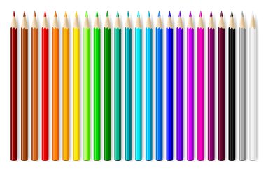 Color pencils set. clipart