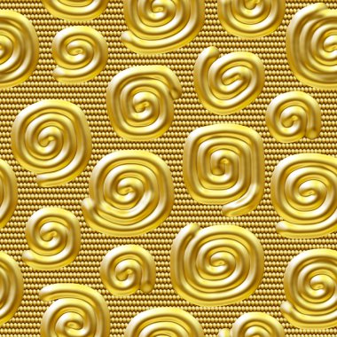 Seamlessly golden background. clipart