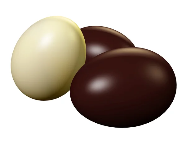 Uova di cioccolato . — Foto Stock