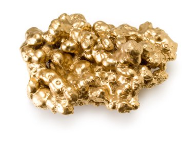 Gold nugget. clipart