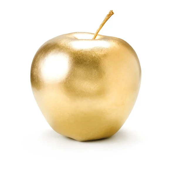 Gold apple. — Stock Photo, Image