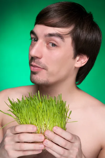 stock image Organic food admirer