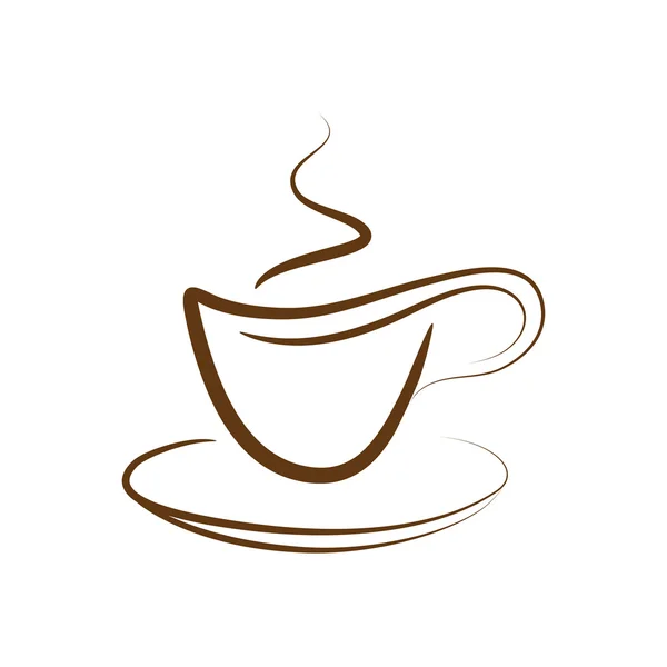 Vector taza de café — Vector de stock