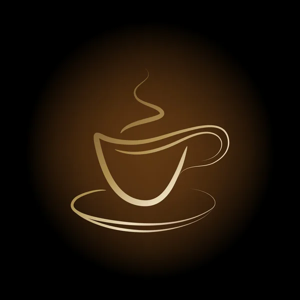 Κύπελλο διάνυσμα από καφέ — Διανυσματικό Αρχείο