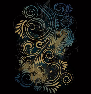 Design ornate background clipart