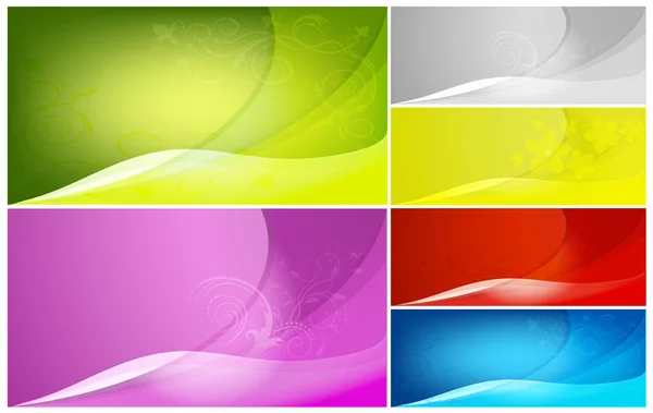 Fonds de couleur abstraits — Image vectorielle