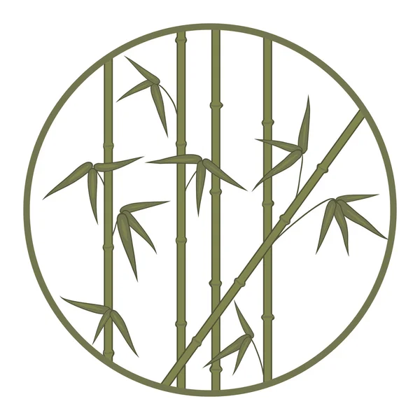 Bambus — Stockvektor