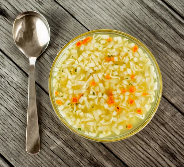 Суп з локшиною — стокове фото