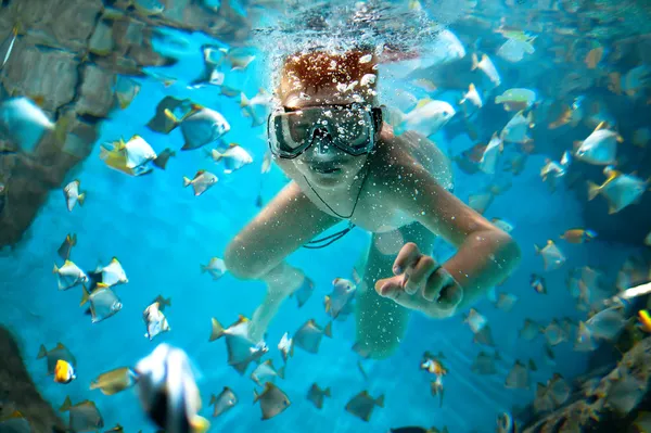 Freedive. — Fotografia de Stock