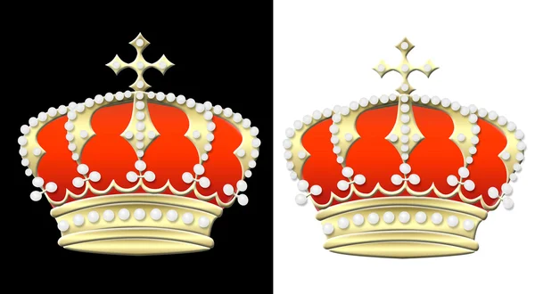 Две короны — стоковое фото