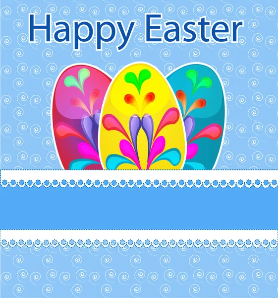 Template Easter greeting card — Stock Vector