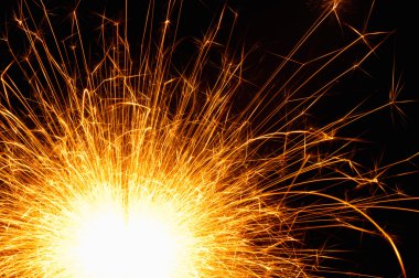 Sparking sparkler clipart