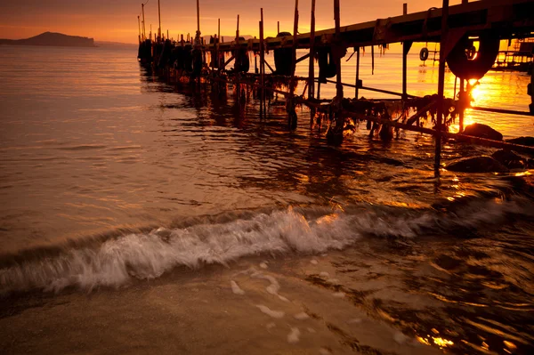 Pier tramonto — Foto Stock