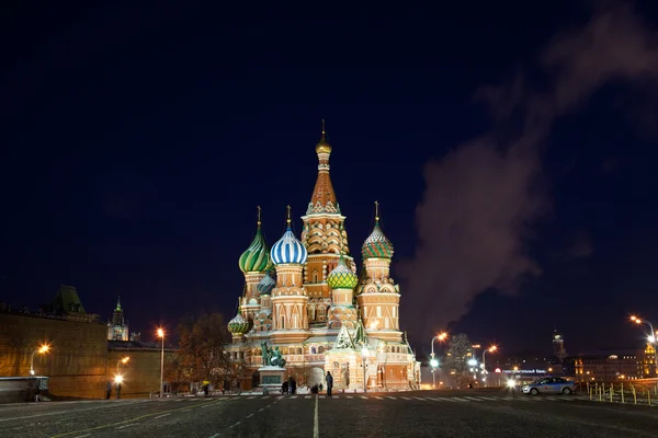 Katedrála svatého bazalky v Moskvě — Stock fotografie