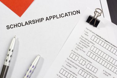 Scholarship Application clipart