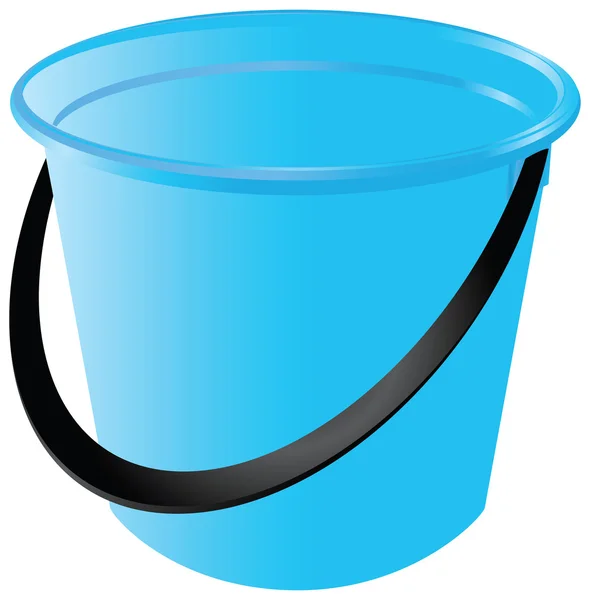 Plastic bucket — Stock Vector