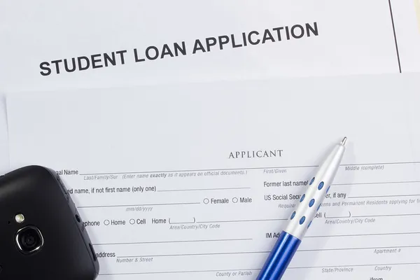 Demande de prêt étudiant — Photo