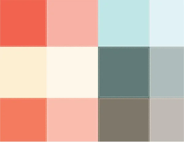 Carrés colorés aqua — Image vectorielle
