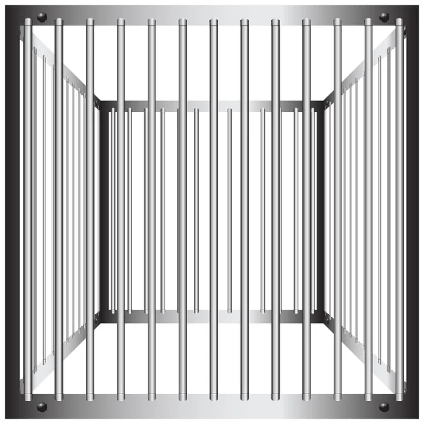 Steel cages — Stock Vector