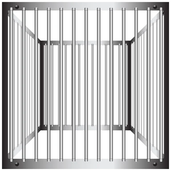 stock vector Steel cages