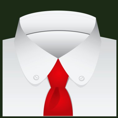 Collar with buttons clipart