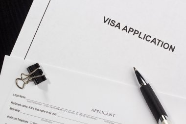 Visa Application clipart