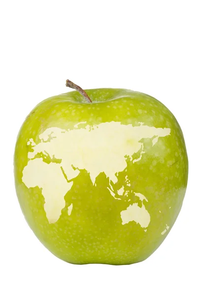 애플 세계 지도 — 스톡 사진