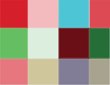 Colored squares clipart