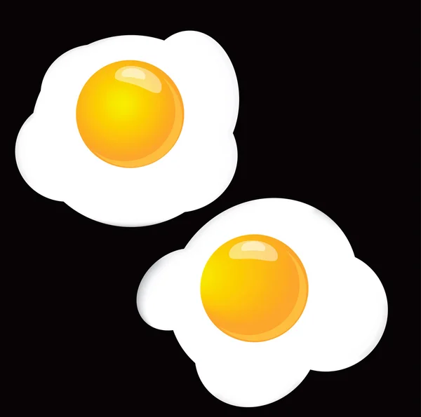 煮熟的鸡蛋 — 图库矢量图片