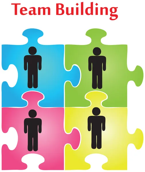 Team Building — Stock Vector