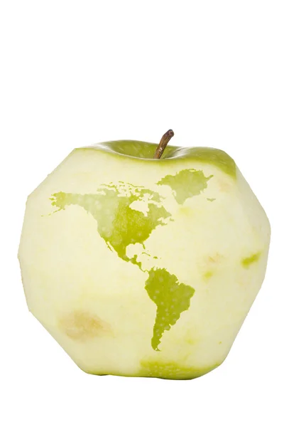 Карта мира Apple — стоковое фото
