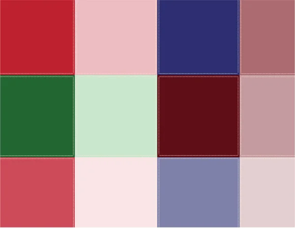Farbige Quadrate — Stockvektor