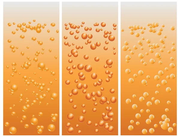 Bulles de bière — Image vectorielle