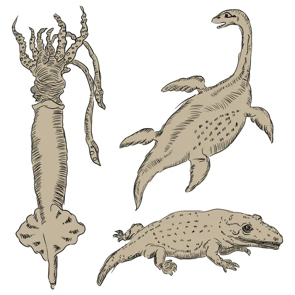 Faune-paléontologie — Image vectorielle