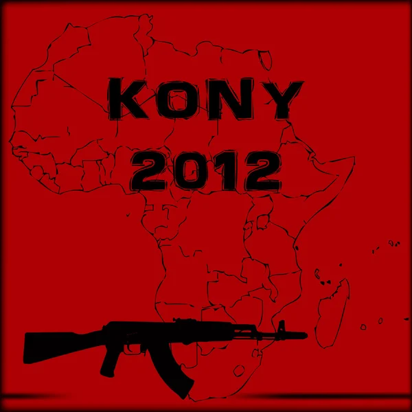 Kony 2012 — Vector de stock