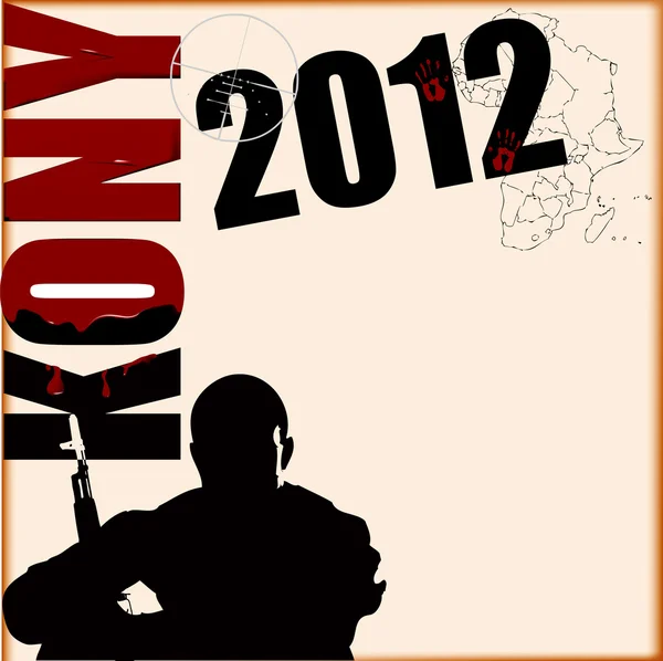 Kony 2012 — Vettoriale Stock
