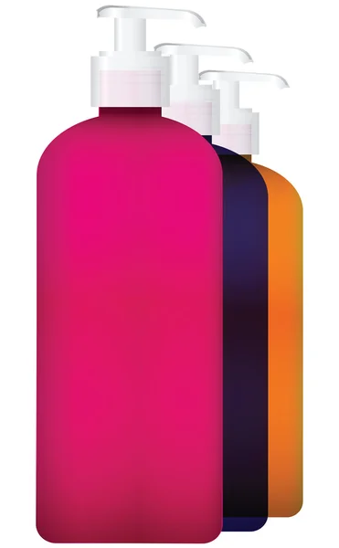 Produits cosmétiques liquides — Image vectorielle