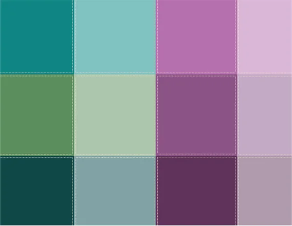 Colored squares aqua — Stock Vector