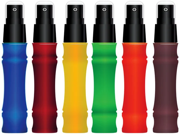 Colored spray set — Stock Vector
