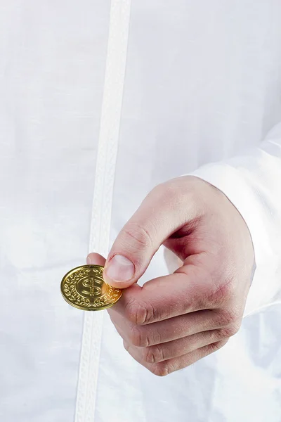 Gyllene mynt — Stockfoto