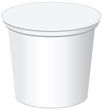 Plastic container clipart