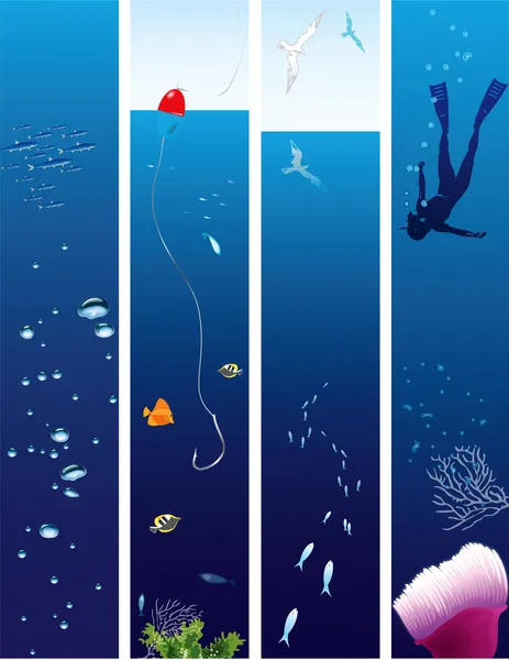 海洋生命 — 图库矢量图片