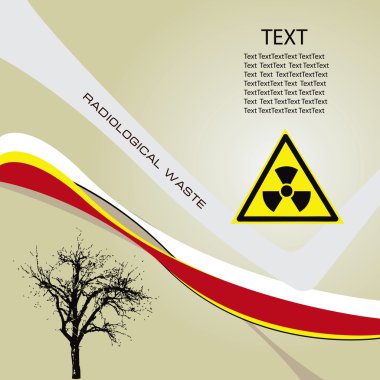 Background radiation waste clipart