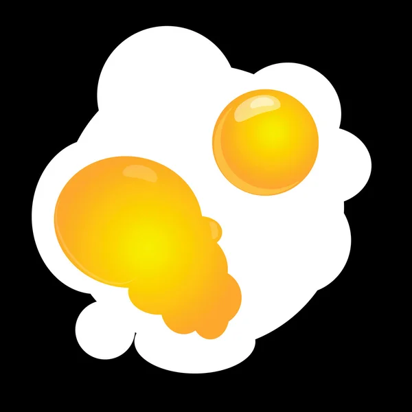 煮熟的鸡蛋 — 图库矢量图片