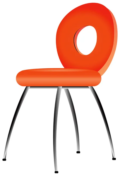 Chaise en cuir — Image vectorielle
