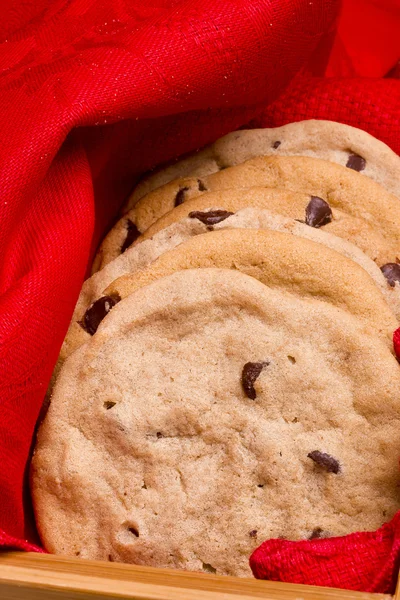 Galletas con chips de chocolate —  Fotos de Stock