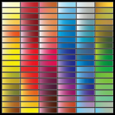 Palette of colors clipart