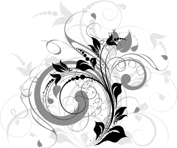 Floral background for design. — Stock Vector