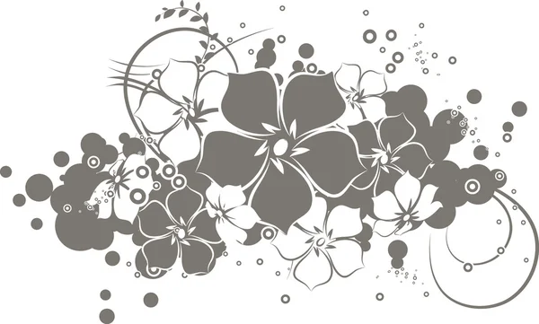 Abstrakt blomsterbakgrunn – stockvektor